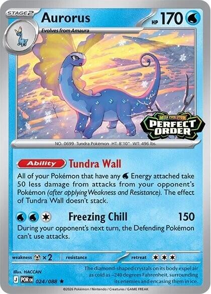 Aurorus (024/088) (Perfect Order Stamped) [Miscellaneous Cards] | Exor Games Summserside