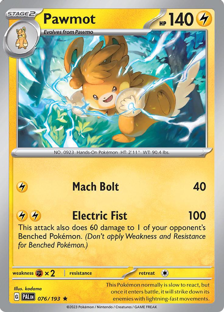 Pawmot (076/193) (Deck Exclusives) [Scarlet & Violet: Base Set] | Exor Games Summserside