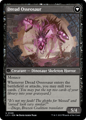 Visage of Dread // Dread Osseosaur [The Lost Caverns of Ixalan] | Exor Games Summserside