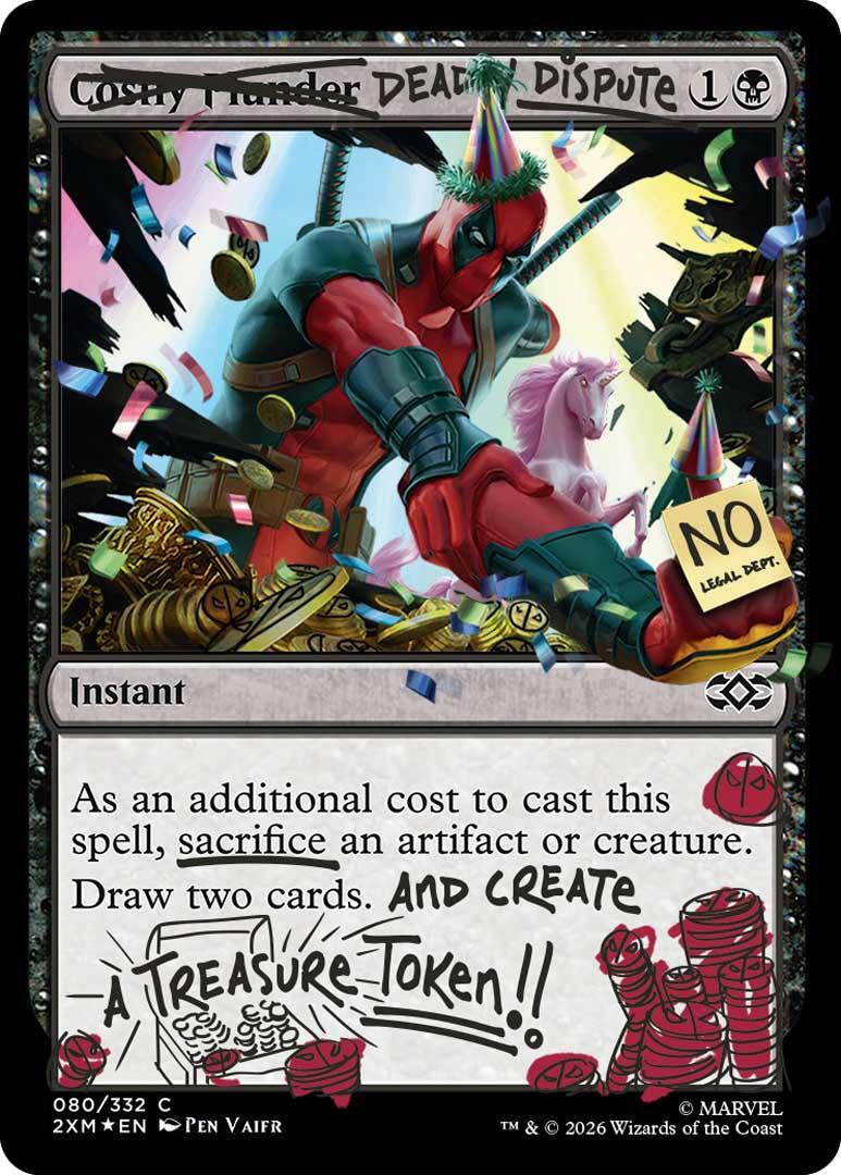 Deadly Dispute (080) (Pool Party Foil) [Secret Lair Drop Series] | Exor Games Summserside