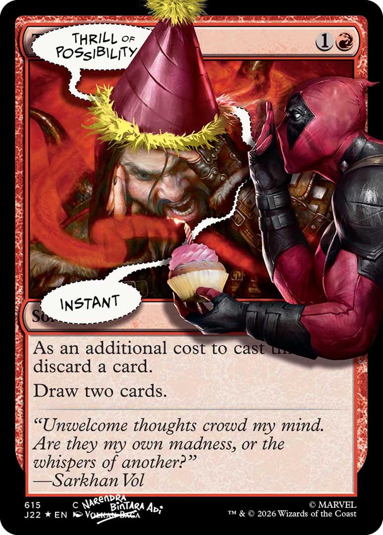 Thrill of Possibility (615) (Pool Party Foil) [Secret Lair Drop Series] | Exor Games Summserside