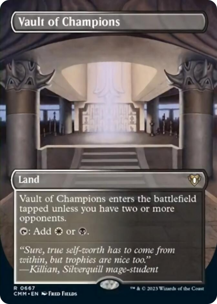 Vault of Champions (Borderless Alternate Art) [Commander Masters] | Exor Games Summserside