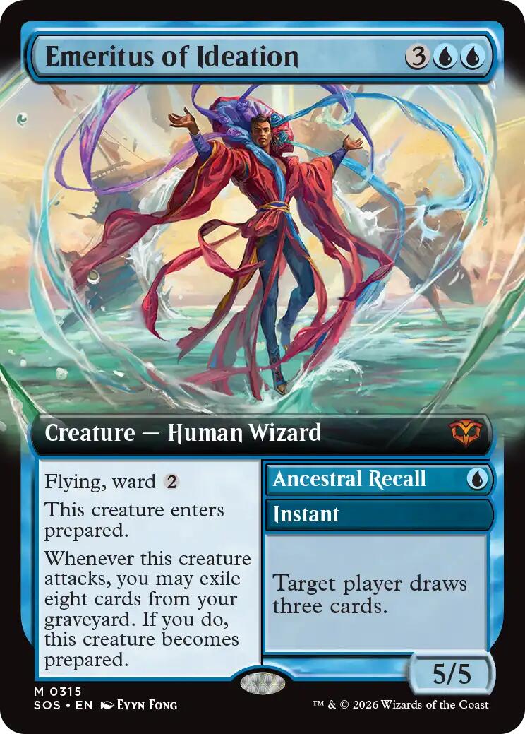 Emeritus of Ideation (Extended Art) [Secrets of Strixhaven] | Exor Games Summserside