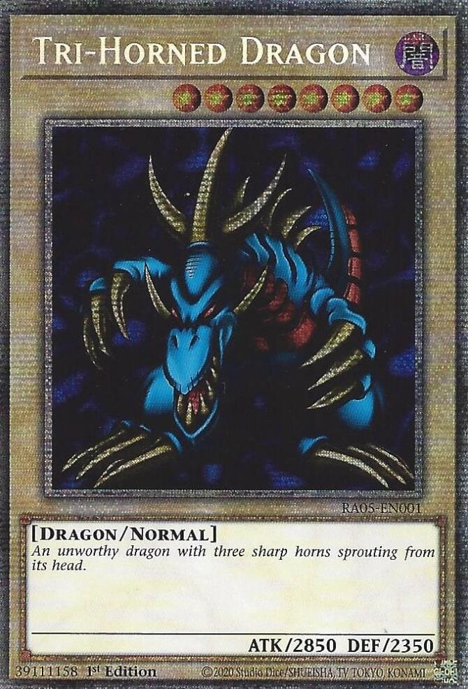 Tri-Horned Dragon [RA05-EN001] Super Rare | Exor Games Summserside