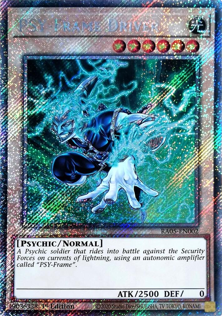 PSY-Frame Driver (Platinum Secret Rare) [RA05-EN002] Platinum Secret Rare | Exor Games Summserside