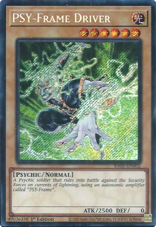PSY-Frame Driver (Secret Rare) [RA05-EN002] Secret Rare | Exor Games Summserside