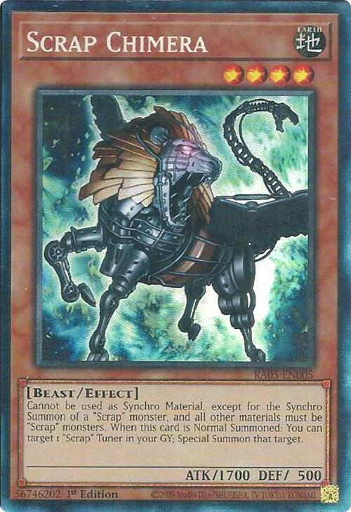 Scrap Chimera (Collector's Rare) [RA05-EN005] Collector's Rare | Exor Games Summserside
