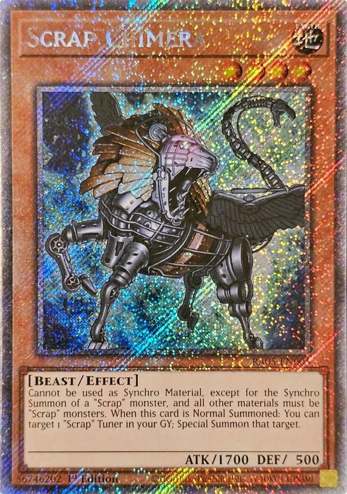 Scrap Chimera (Platinum Secret Rare) [RA05-EN005] Platinum Secret Rare | Exor Games Summserside
