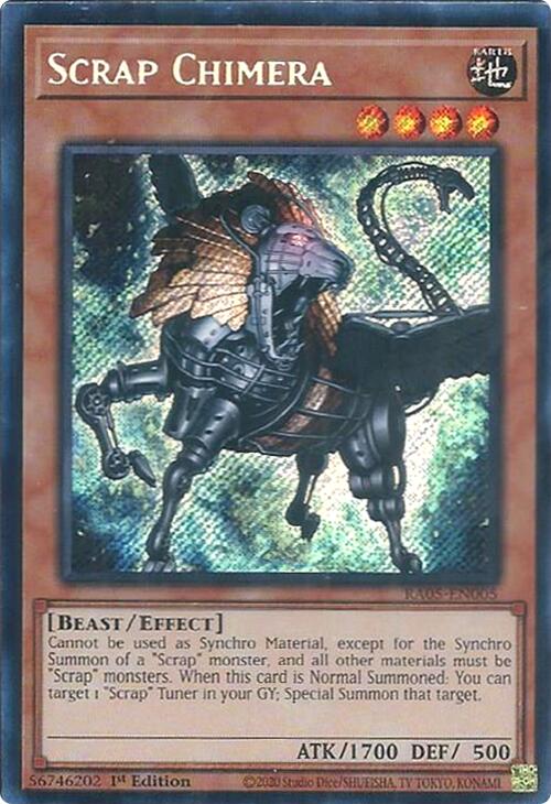 Scrap Chimera (Secret Rare) [RA05-EN005] Secret Rare | Exor Games Summserside