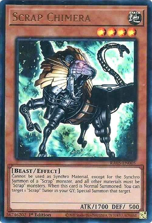 Scrap Chimera (Ultra Rare) [RA05-EN005] Ultra Rare | Exor Games Summserside