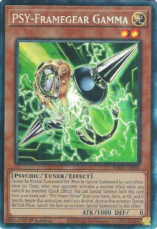PSY-Framegear Gamma (Collector's Rare) [RA05-EN006] Collector's Rare | Exor Games Summserside