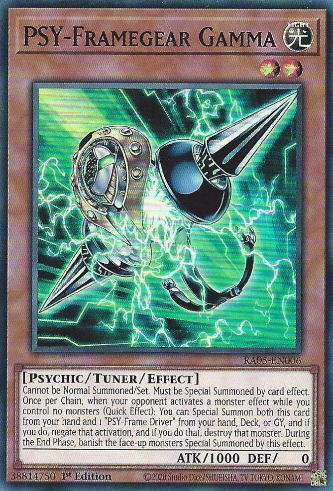 PSY-Framegear Gamma [RA05-EN006] Super Rare | Exor Games Summserside