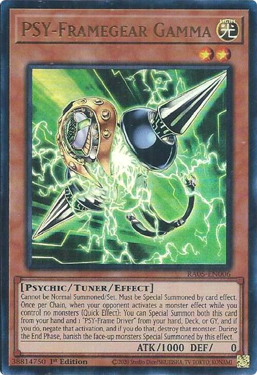 PSY-Framegear Gamma (Ultra Rare) [RA05-EN006] Ultra Rare | Exor Games Summserside