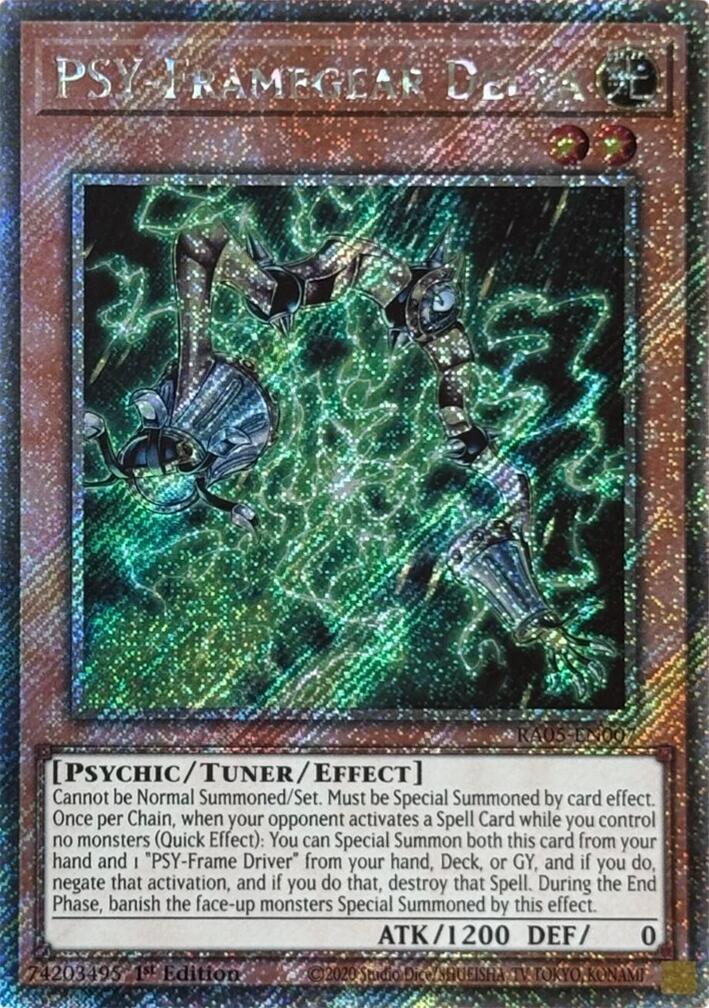 PSY-Framegear Delta (Platinum Secret Rare) [RA05-EN007] Platinum Secret Rare | Exor Games Summserside