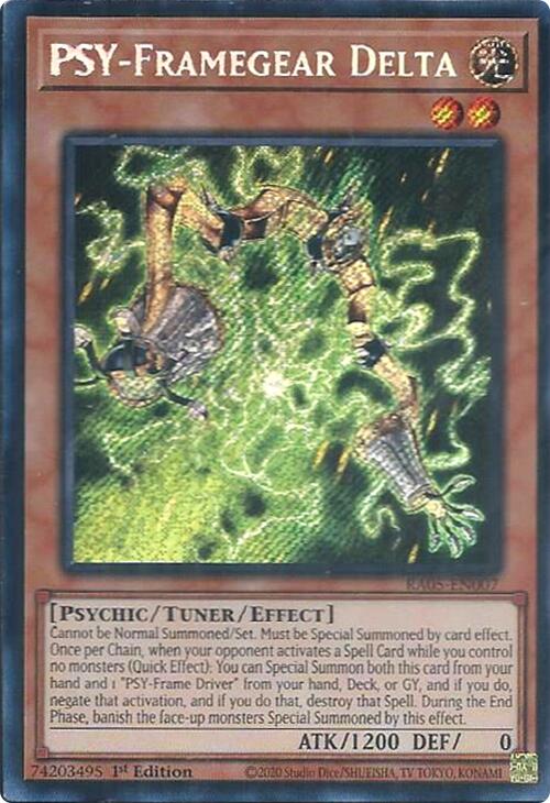PSY-Framegear Delta (Secret Rare) [RA05-EN007] Secret Rare | Exor Games Summserside