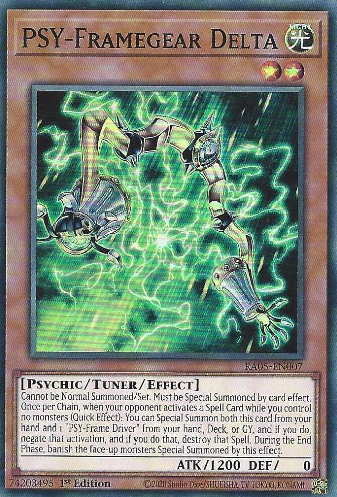 PSY-Framegear Delta [RA05-EN007] Super Rare | Exor Games Summserside