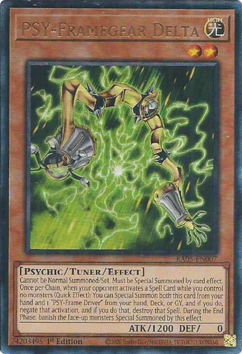 PSY-Framegear Delta (Ultimate Rare) [RA05-EN007] Ultimate Rare | Exor Games Summserside
