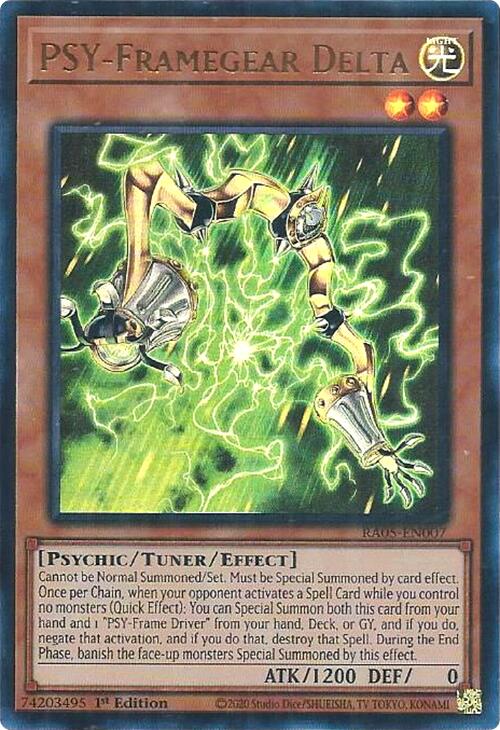 PSY-Framegear Delta (Ultra Rare) [RA05-EN007] Ultra Rare | Exor Games Summserside
