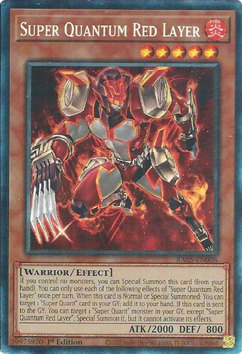 Super Quantum Red Layer (Collector's Rare) [RA05-EN008] Collector's Rare | Exor Games Summserside