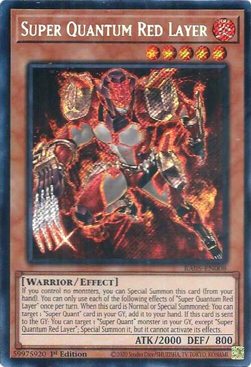 Super Quantum Red Layer (Secret Rare) [RA05-EN008] Secret Rare | Exor Games Summserside