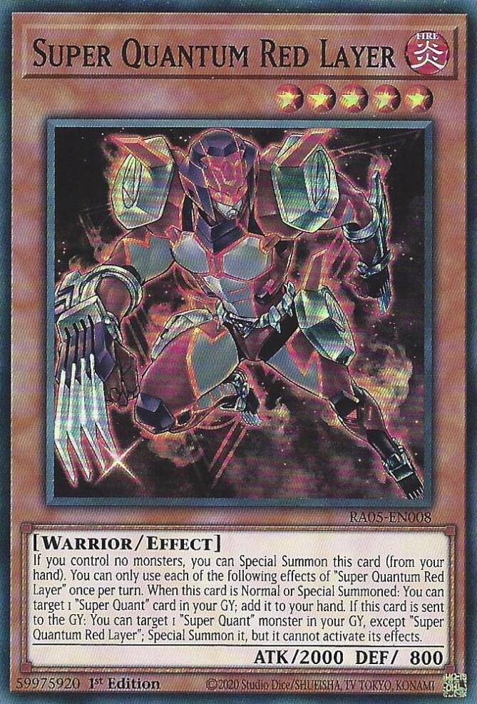 Super Quantum Red Layer [RA05-EN008] Super Rare | Exor Games Summserside