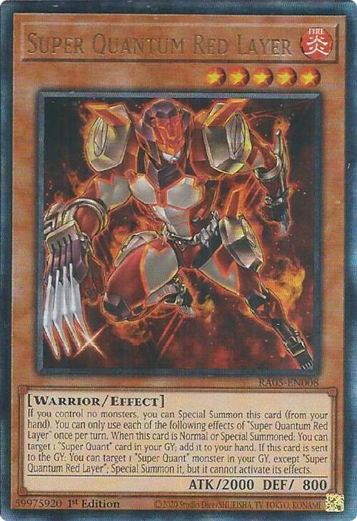 Super Quantum Red Layer (Ultimate Rare) [RA05-EN008] Ultimate Rare | Exor Games Summserside