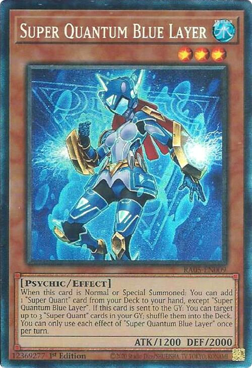 Super Quantum Blue Layer (Collector's Rare) [RA05-EN009] Collector's Rare | Exor Games Summserside