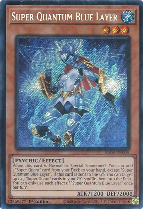 Super Quantum Blue Layer (Secret Rare) [RA05-EN009] Secret Rare | Exor Games Summserside