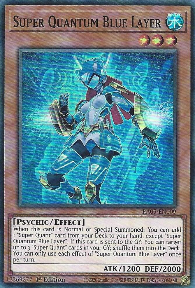 Super Quantum Blue Layer [RA05-EN009] Super Rare | Exor Games Summserside