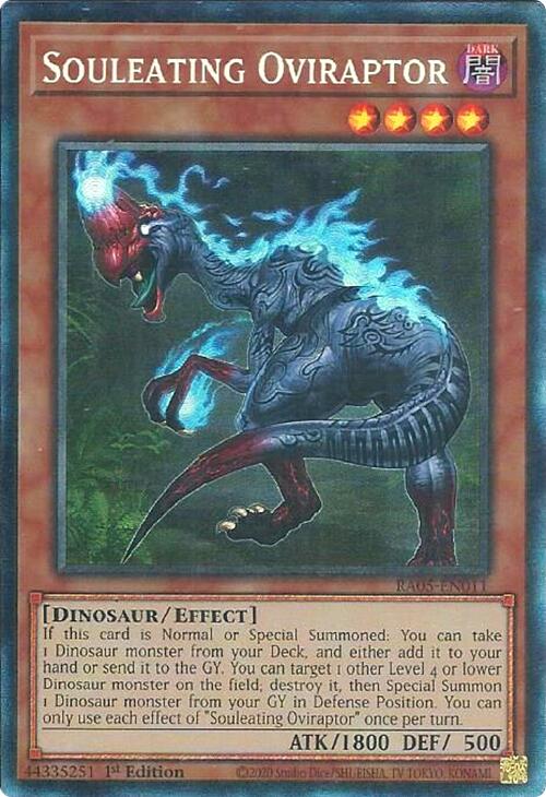 Souleating Oviraptor (Collector's Rare) [RA05-EN011] Collector's Rare | Exor Games Summserside
