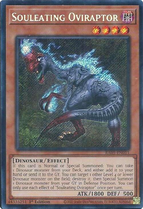 Souleating Oviraptor (Secret Rare) [RA05-EN011] Secret Rare | Exor Games Summserside