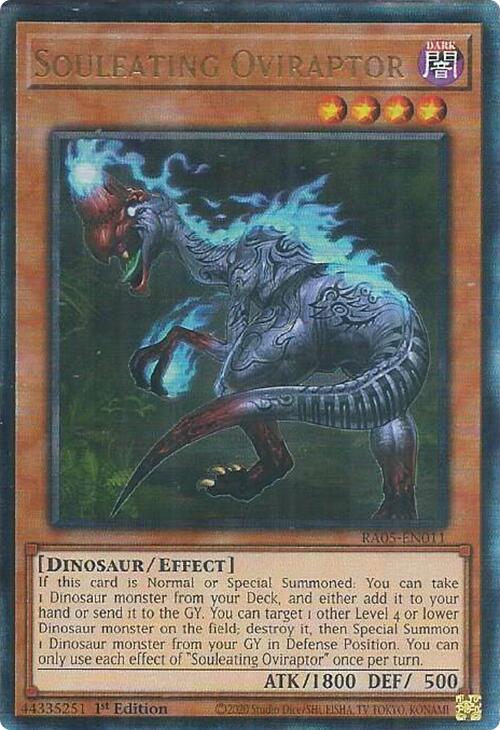 Souleating Oviraptor (Ultimate Rare) [RA05-EN011] Ultimate Rare | Exor Games Summserside
