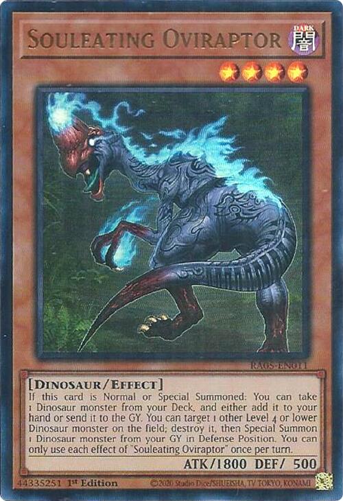 Souleating Oviraptor (Ultra Rare) [RA05-EN011] Ultra Rare | Exor Games Summserside