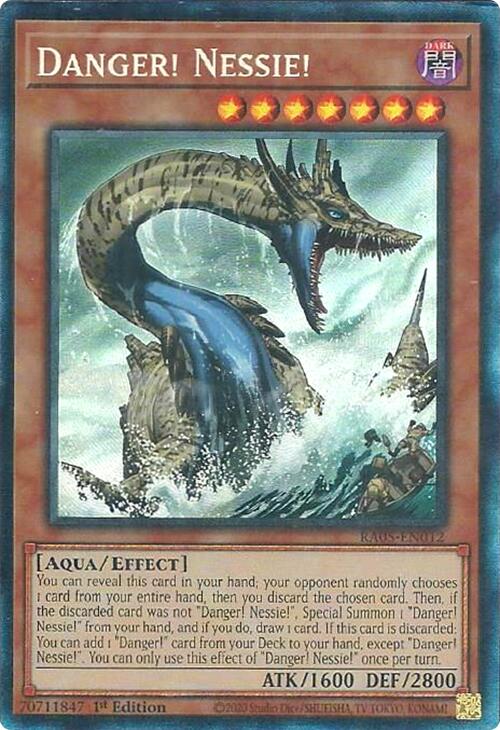 Danger! Nessie! (Collector's Rare) [RA05-EN012] Collector's Rare | Exor Games Summserside