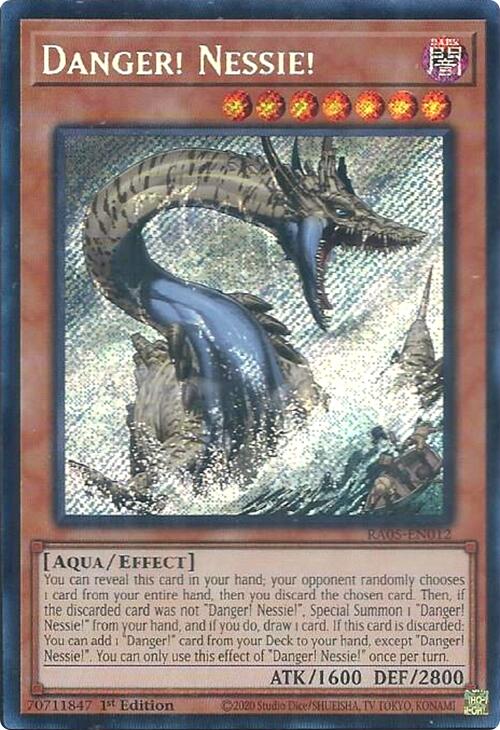 Danger! Nessie! (Secret Rare) [RA05-EN012] Secret Rare | Exor Games Summserside