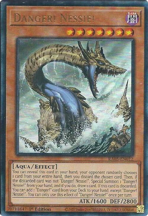 Danger! Nessie! (Ultimate Rare) [RA05-EN012] Ultimate Rare | Exor Games Summserside