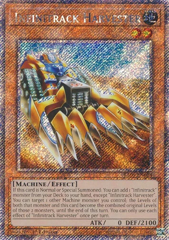 Infinitrack Harvester (Platinum Secret Rare) [RA05-EN014] Platinum Secret Rare | Exor Games Summserside