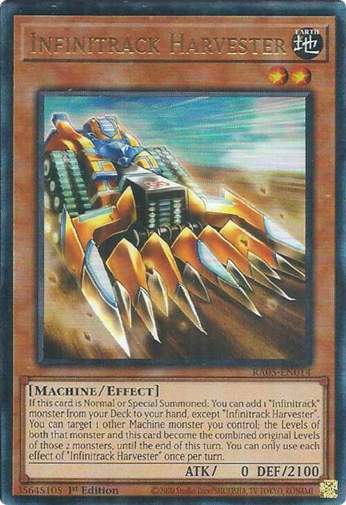 Infinitrack Harvester (Ultimate Rare) [RA05-EN014] Ultimate Rare | Exor Games Summserside
