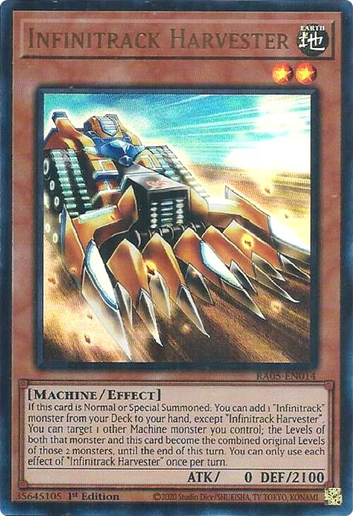 Infinitrack Harvester (Ultra Rare) [RA05-EN014] Ultra Rare | Exor Games Summserside