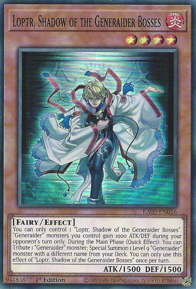 Loptr, Shadow of the Generaider Bosses [RA05-EN016] Super Rare | Exor Games Summserside