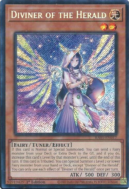 Diviner of the Herald (Secret Rare) [RA05-EN017] Secret Rare | Exor Games Summserside