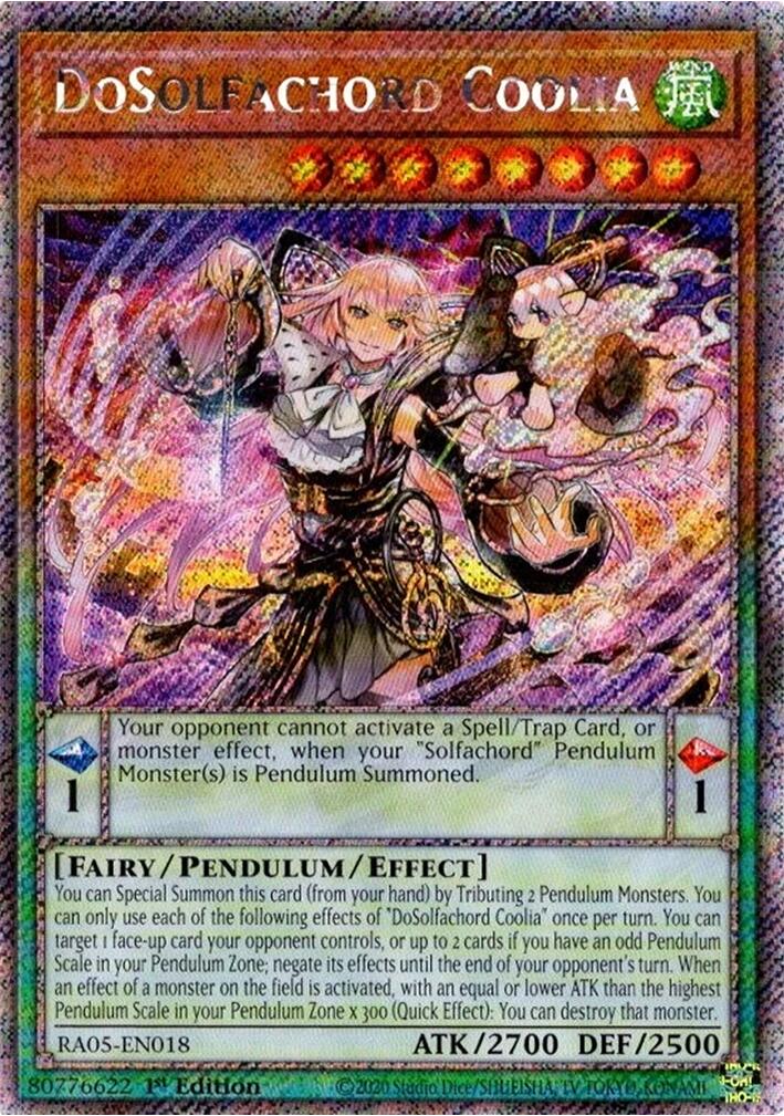 DoSolfachord Coolia (Platinum Secret Rare) [RA05-EN018] Platinum Secret Rare | Exor Games Summserside