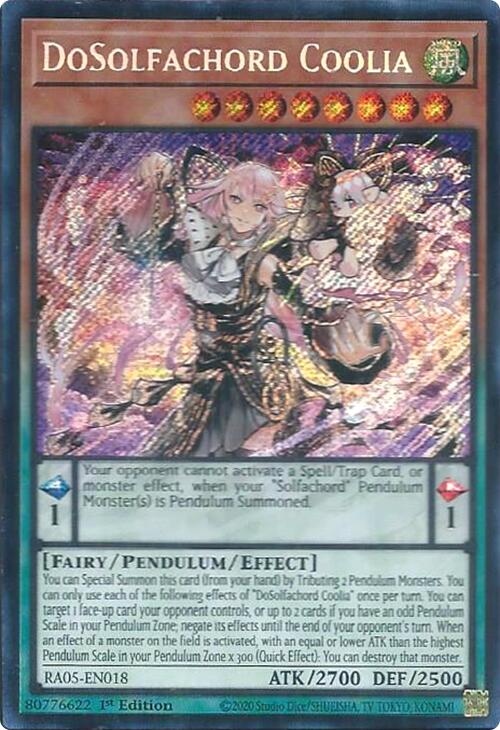 DoSolfachord Coolia (Secret Rare) [RA05-EN018] Secret Rare | Exor Games Summserside