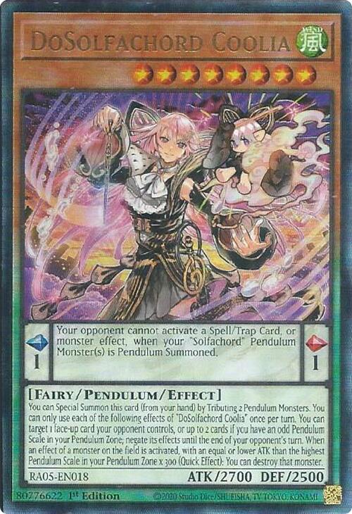 DoSolfachord Coolia (Ultimate Rare) [RA05-EN018] Ultimate Rare | Exor Games Summserside