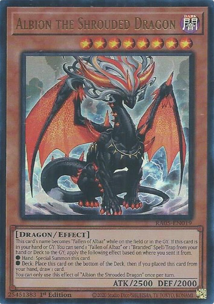 Albion the Shrouded Dragon (Ultra Rare) [RA05-EN019] Ultra Rare | Exor Games Summserside
