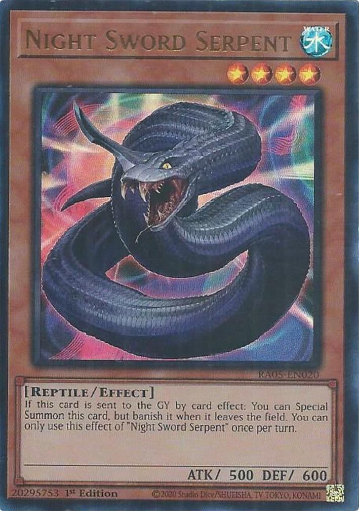 Night Sword Serpent (Ultra Rare) [RA05-EN020] Ultra Rare | Exor Games Summserside