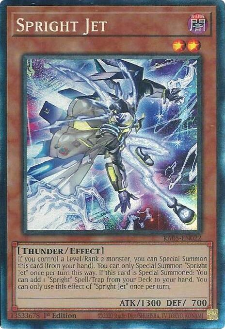 Spright Jet (Collector's Rare) [RA05-EN022] Collector's Rare | Exor Games Summserside
