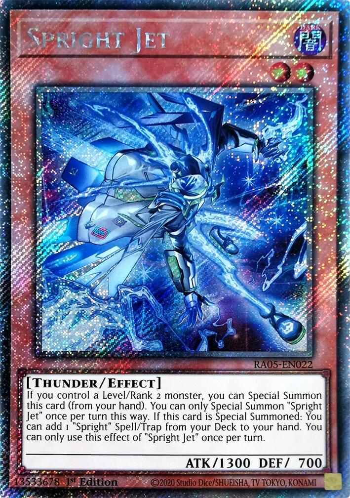 Spright Jet (Platinum Secret Rare) [RA05-EN022] Platinum Secret Rare | Exor Games Summserside
