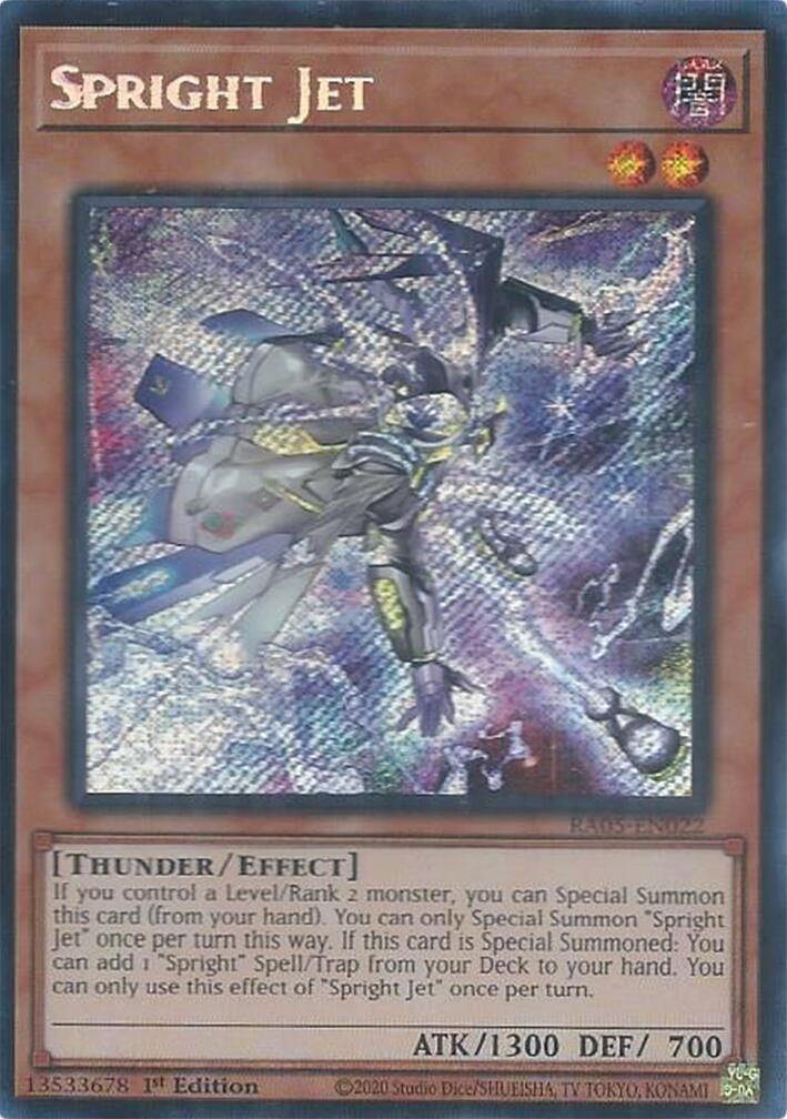 Spright Jet (Secret Rare) [RA05-EN022] Secret Rare | Exor Games Summserside