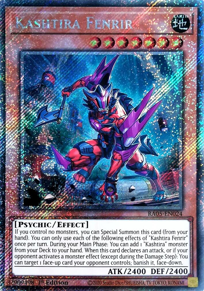 Kashtira Fenrir (Platinum Secret Rare) [RA05-EN024] Platinum Secret Rare | Exor Games Summserside